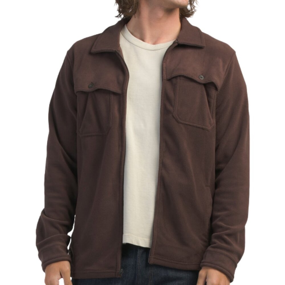 Eddie Bauer Marsh Shirt Jacket Coffee Bean Small